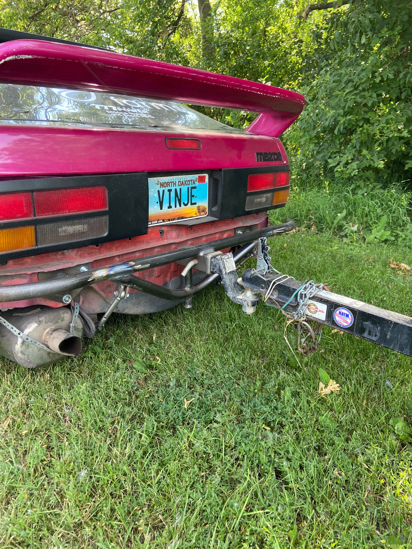 FC RX7 Bash Bar Hitch Receiver