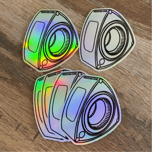 ⠀Rotor Holographic Sticker