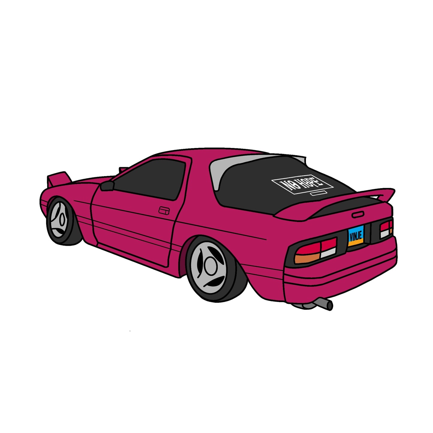 FC Rx7 Sticker