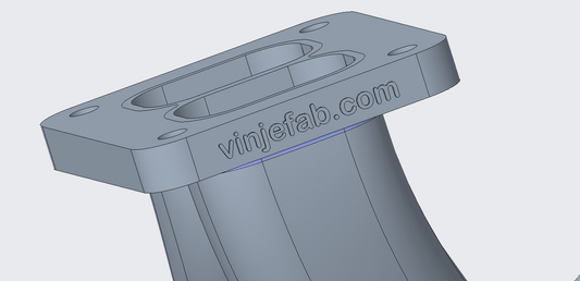 3D Printed RX7 Manifold