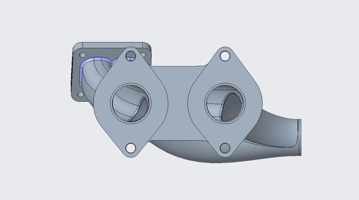 3D Printed RX7 Manifold